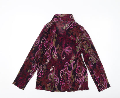 Womens UK Size 12 CC Purple Basic Blouse