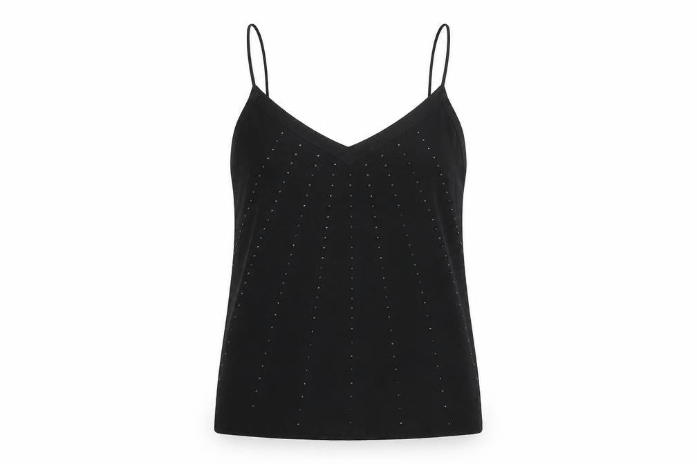 Womens UK Size 10 NEXT Black Basic Tank