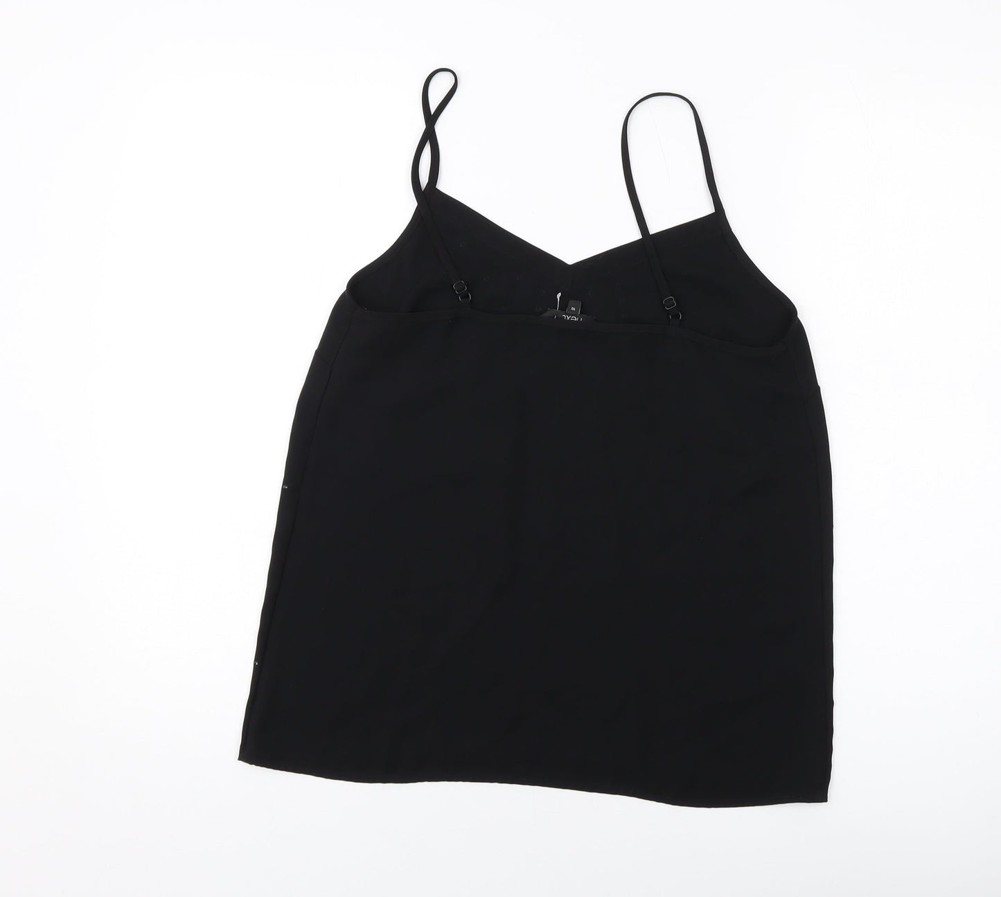 Womens UK Size 10 NEXT Black Basic Tank