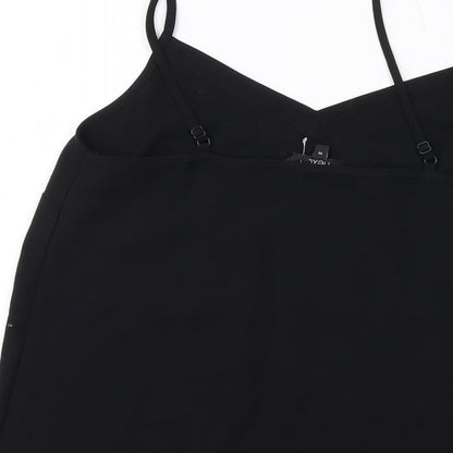 Womens UK Size 10 NEXT Black Basic Tank