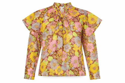 Womens UK Size 8 River Island Multicoloured Basic Blouse