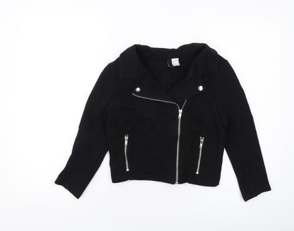 Womens UK Size S H&M Black Jacket