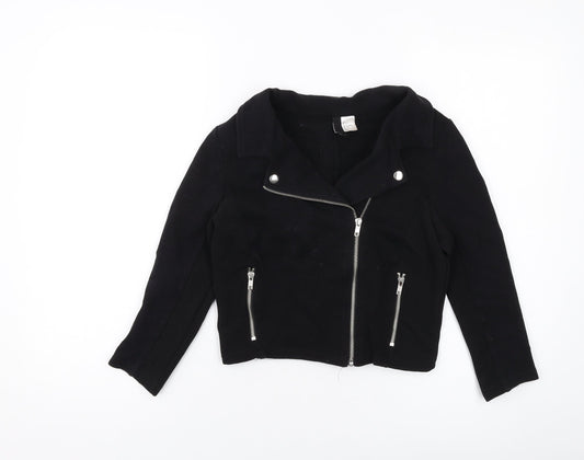 Womens UK Size S H&M Black Jacket