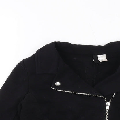 Womens UK Size S H&M Black Jacket