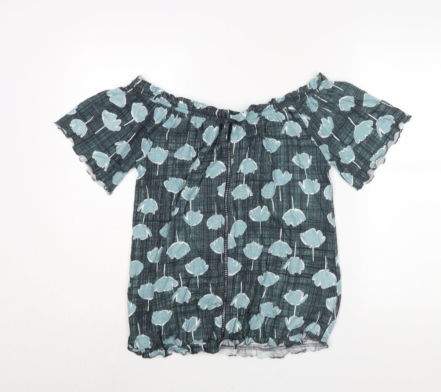 Womens UK Size 14 NEXT Blue Basic Blouse