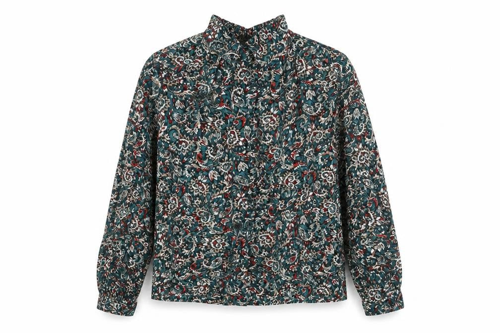 Womens UK Size 12 Marks and Spencer Multicoloured Basic Button-Up