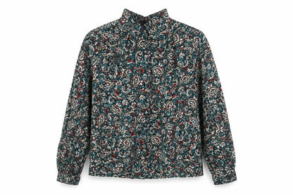 Womens UK Size 12 Marks and Spencer Multicoloured Basic Button-Up