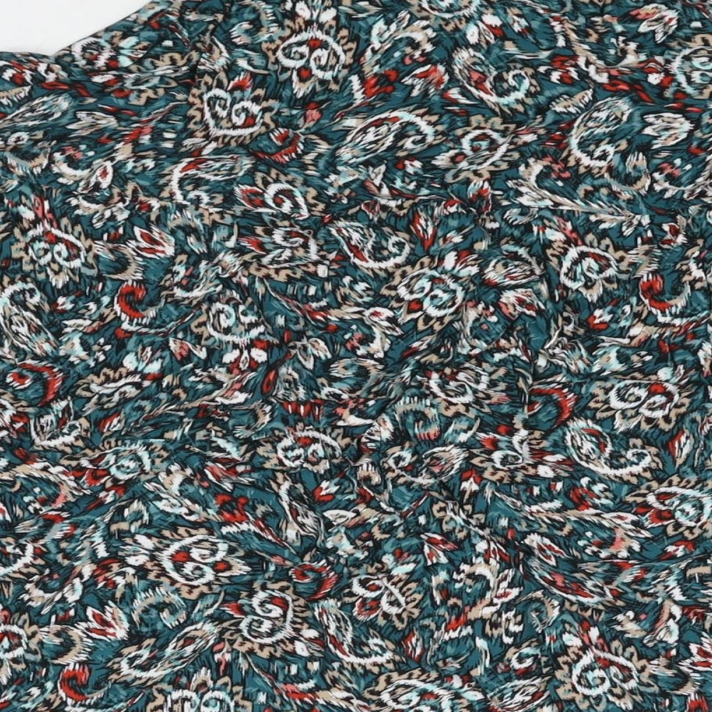 Womens UK Size 12 Marks and Spencer Multicoloured Basic Button-Up