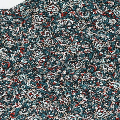 Womens UK Size 12 Marks and Spencer Multicoloured Basic Button-Up