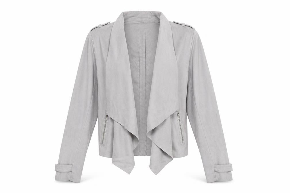 Womens UK Size 10 River Island Grey Jacket