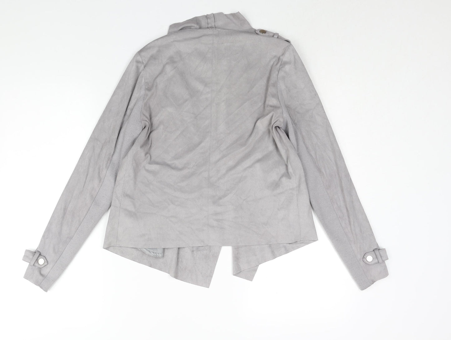 Womens UK Size 10 River Island Grey Jacket