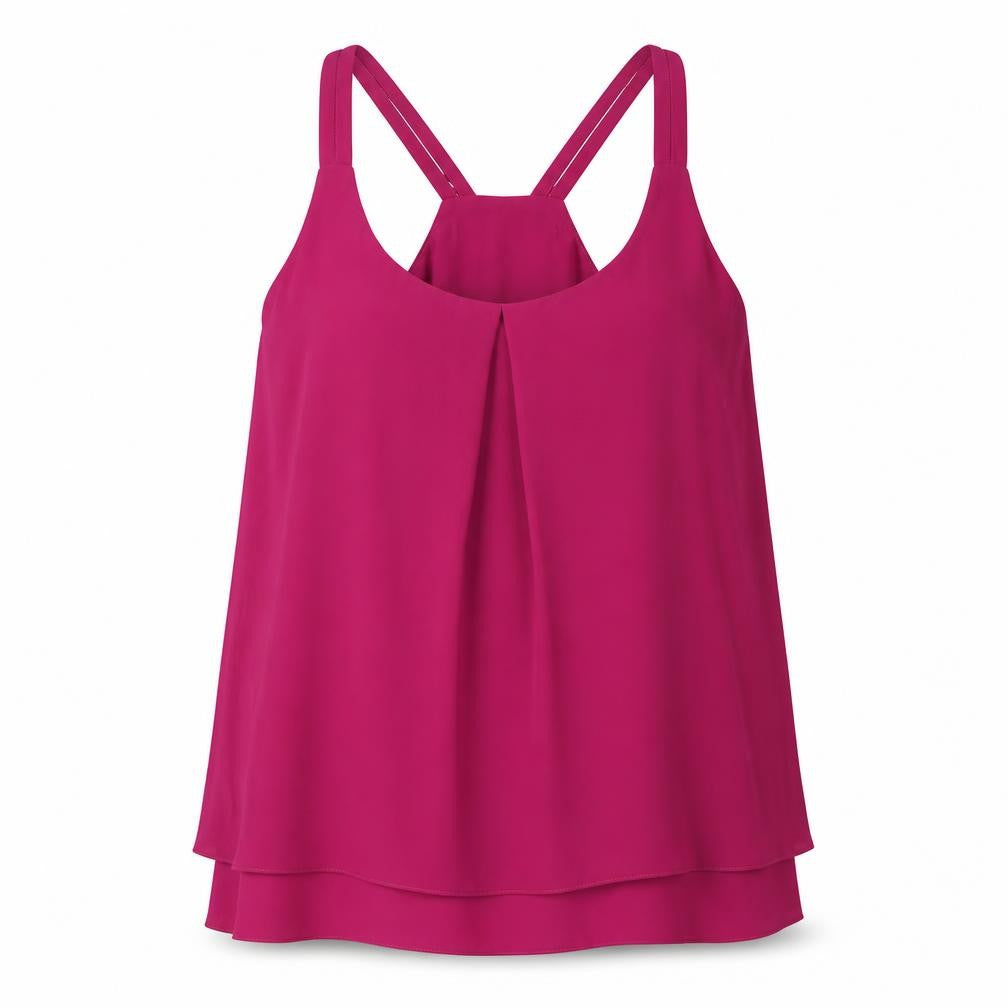 Womens UK Size 14 M&Co Pink Camisole Blouse