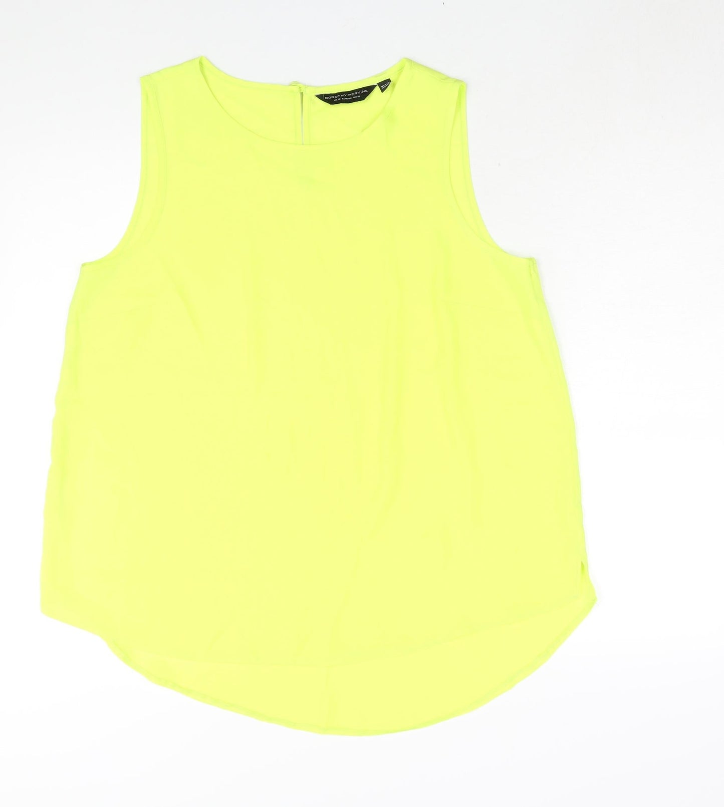 Womens UK Size 16 Dorothy Perkins Yellow Camisole Blouse