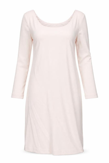 H&M Womens Pink Polyester Shift Size L Boat Neck Pullover
