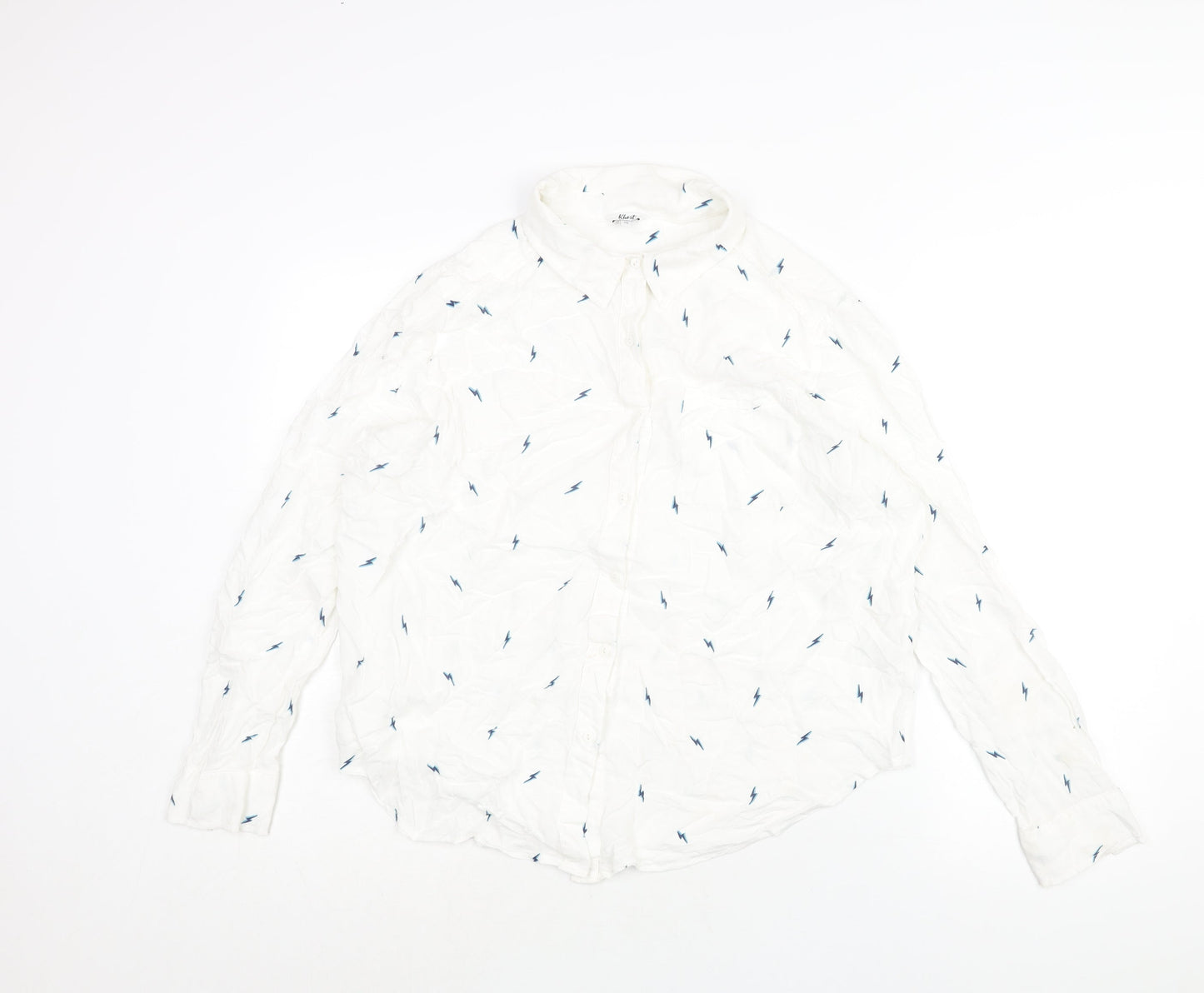 Womens UK Size 16 Khost White Basic Blouse