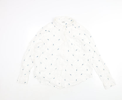 Womens UK Size 16 Khost White Basic Blouse