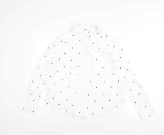 Womens UK Size 16 Khost White Basic Blouse