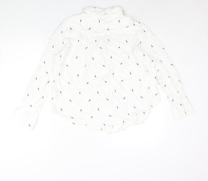 Womens UK Size 16 Khost White Basic Blouse