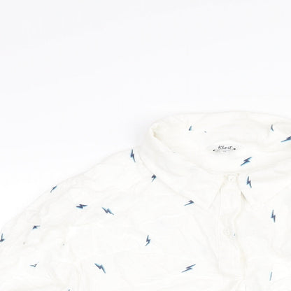 Womens UK Size 16 Khost White Basic Blouse