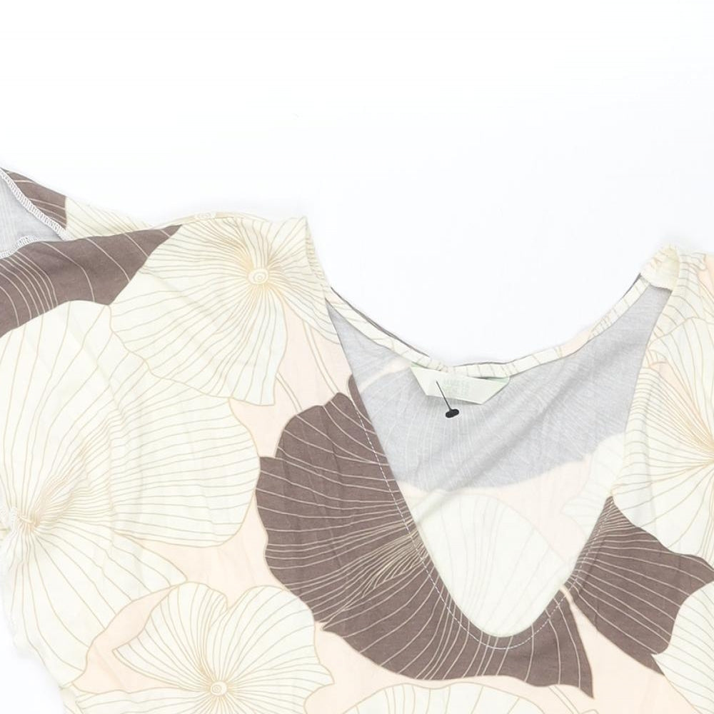 Womens UK Size 16 Marks and Spencer Ivory Basic Blouse