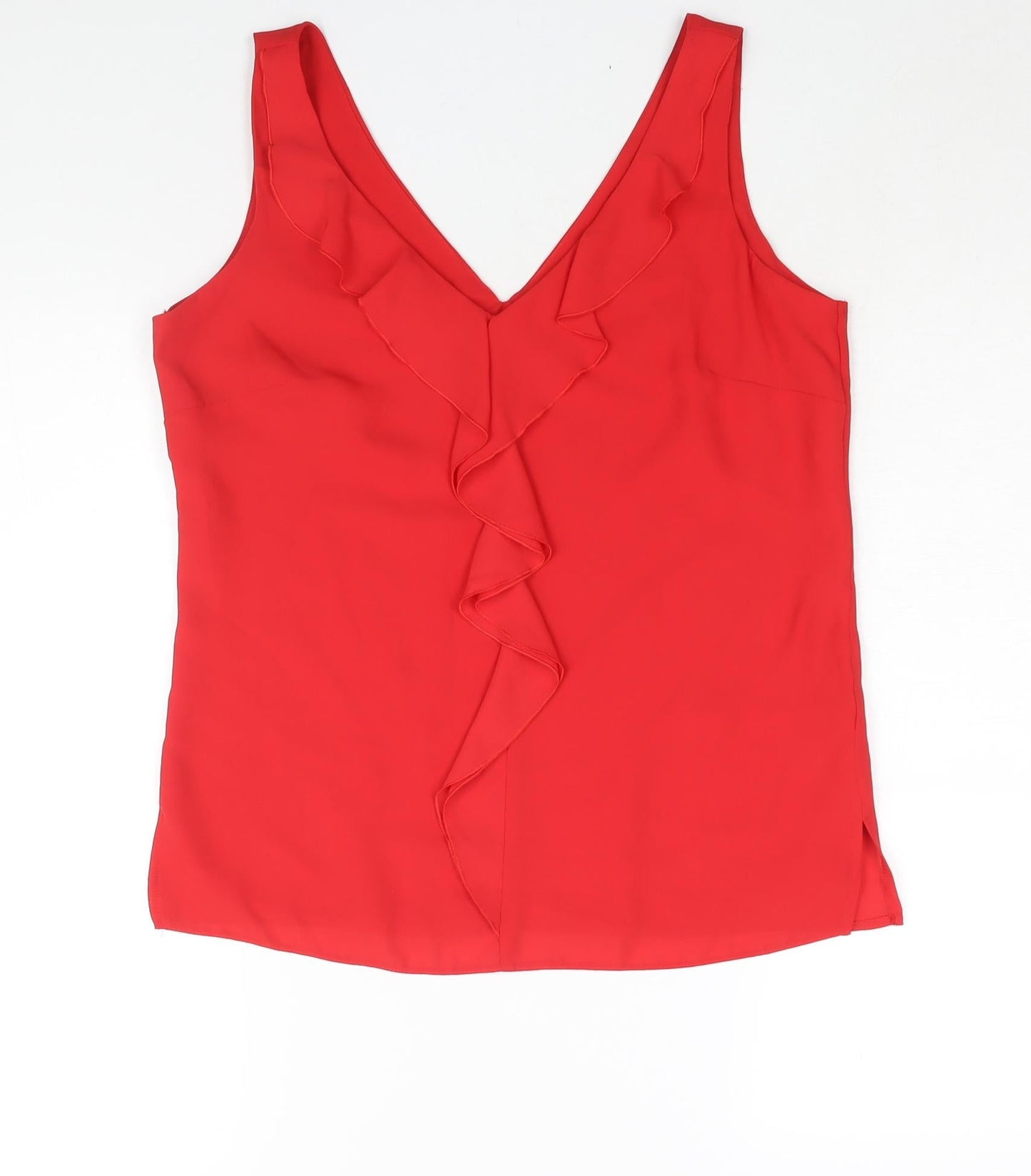 Womens UK Size 8 Wallis Red Camisole Blouse