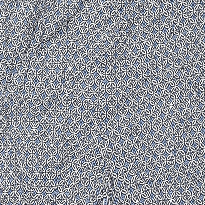 Womens UK Size 22 Marks and Spencer Regular Fit Harem Blue Trousers