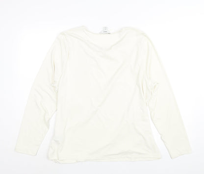 Womens UK Size 20 Marks and Spencer Ivory Basic Blouse