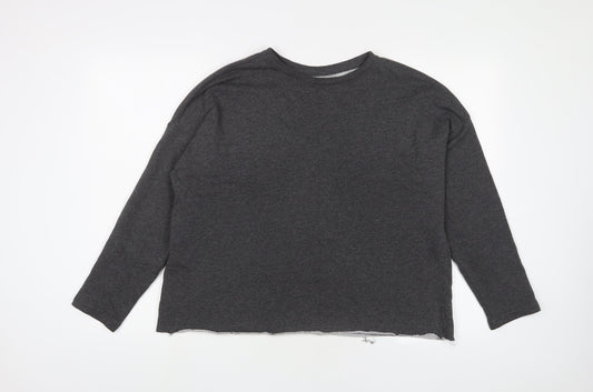 Womens UK Size M Pull&Bear Grey Pullover Sweatshirt