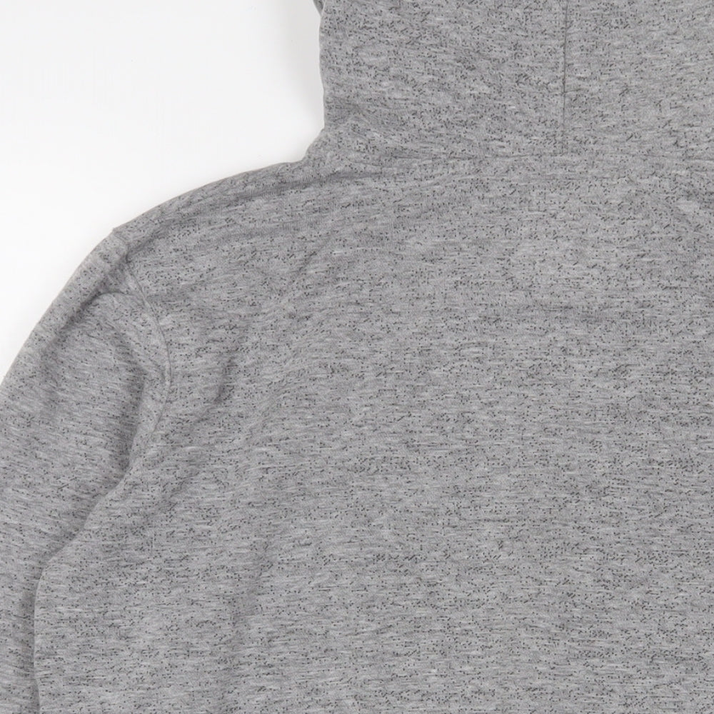 Mens UK Size S Pull&Bear Grey Full Zip Hoodie