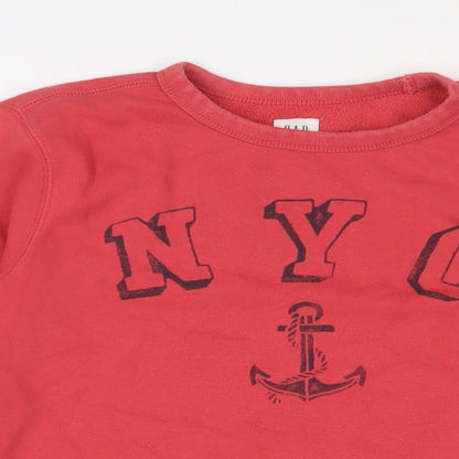 Gap Boys Red Cotton Pullover Sweatshirt Size 10 Years Pullover - NYC