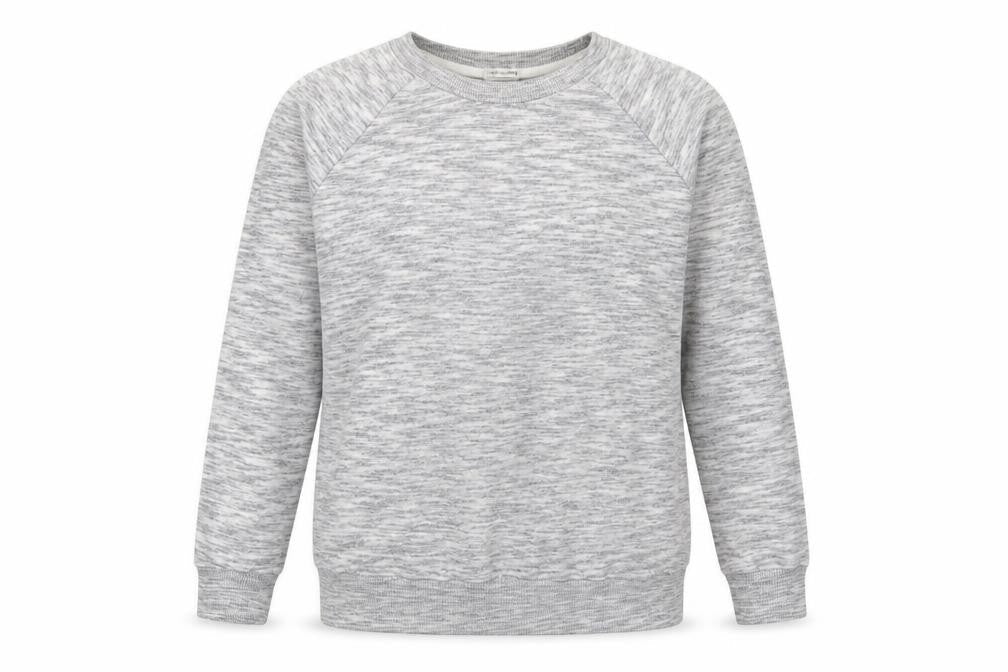 Womens UK Size S Bershka Grey Pullover Sweatshirt
