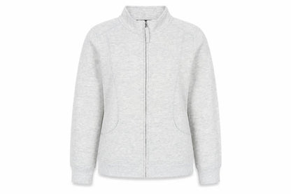 Womens UK Size 12 Bonmarché Grey Full Zip Sweatshirt