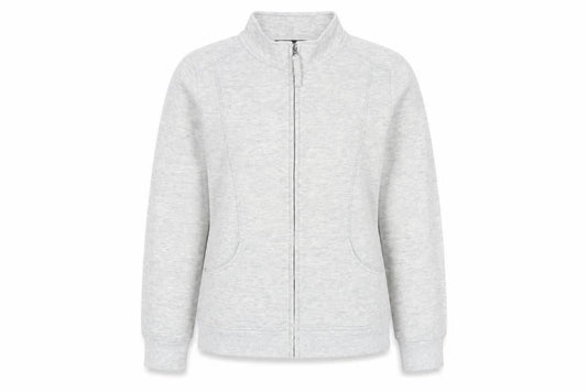 Womens UK Size 12 Bonmarché Grey Full Zip Sweatshirt