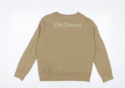 Womens UK Size M Disney Brown Pullover Sweatshirt