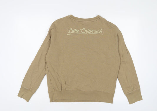 Womens UK Size M Disney Brown Pullover Sweatshirt