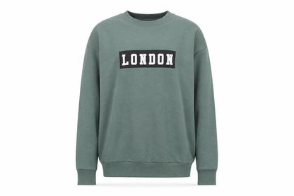 Womens UK Size S Pull&Bear Green Pullover Sweatshirt