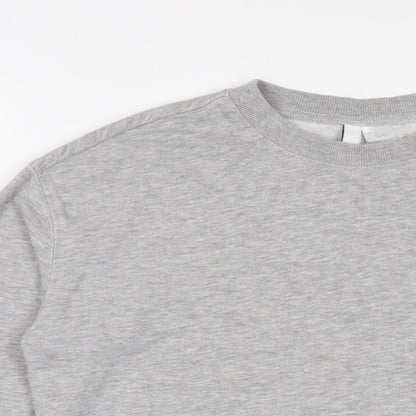 H&M Womens Grey Cotton Pullover Sweatshirt Size XS Pullover - NASA