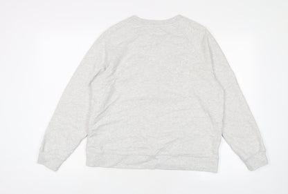 Womens UK Size M Marks and Spencer Grey Pullover Sweatshirt