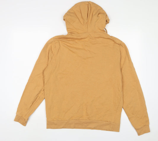 Mens UK Size M ASOS Brown Pullover Hoodie
