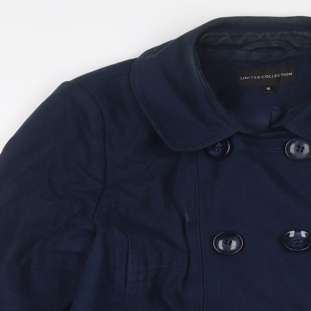 Womens UK Size 16 Limited Collection Blue Jacket