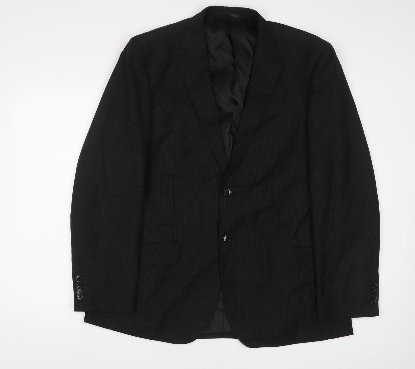 Mens UK Size 44 Linea Regular Black Suit Jacket