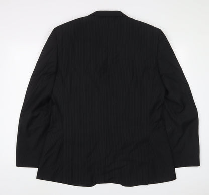 Mens UK Size 44 Linea Regular Black Suit Jacket