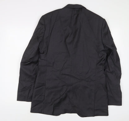 Mens UK Size 38 Lanificio Regular Grey Suit Jacket
