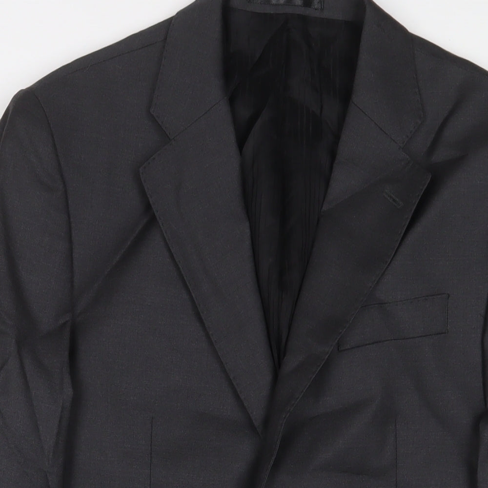Mens UK Size 38 Lanificio Regular Grey Suit Jacket