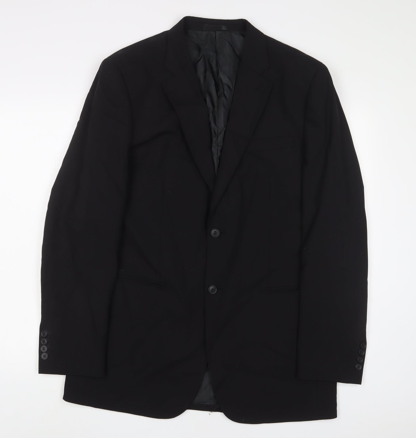 Mens UK Size 40 John Lewis Regular Black Suit Jacket