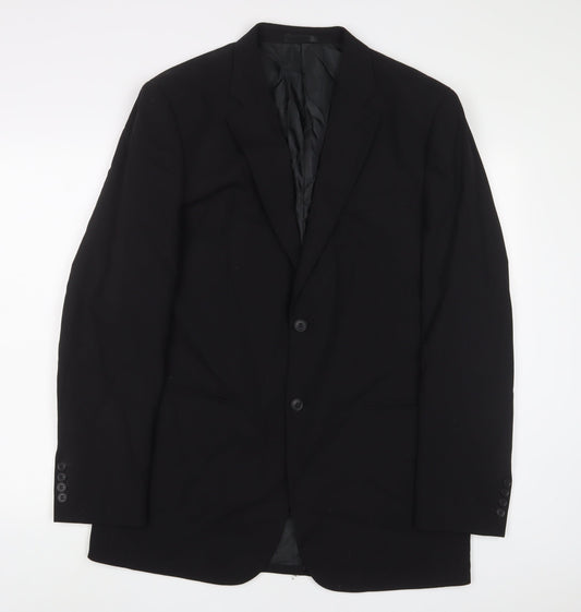 Mens UK Size 40 John Lewis Regular Black Suit Jacket
