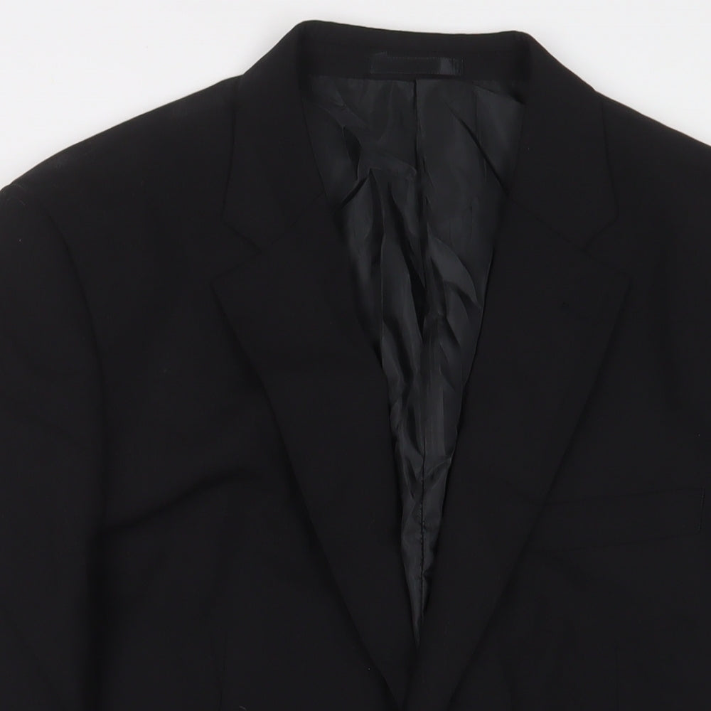 Mens UK Size 40 John Lewis Regular Black Suit Jacket