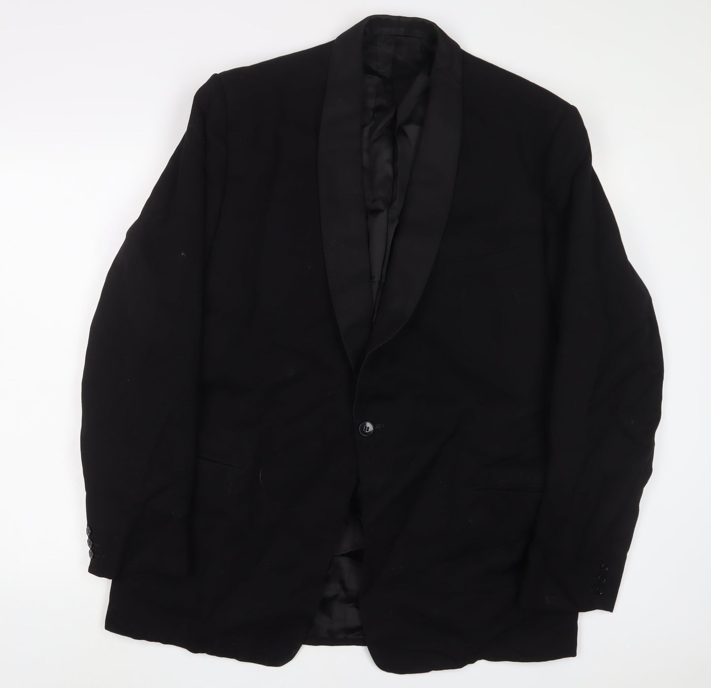 Mens UK Size 44 Maenson Regular Black Suit Jacket