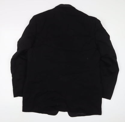 Mens UK Size 44 Maenson Regular Black Suit Jacket