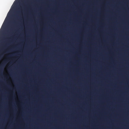 Mens UK Size 38 Zara Regular Blue Suit Jacket
